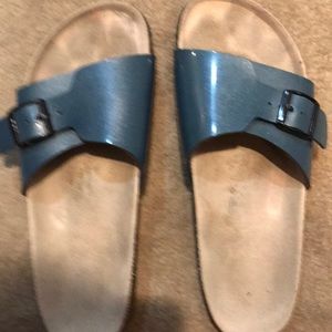 Birkenstock Blue Metallic Sandal